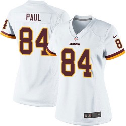 Nike Women's Limited White Road Jersey Washington Redskins Niles Paul 84