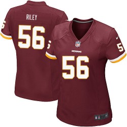Nike Women's Game Burgundy Red Home Jersey Washington Redskins Perry Riley 56
