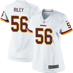 Nike Women's Limited White Road Jersey Washington Redskins Perry Riley 56