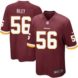 Nike Men's Game Burgundy Red Home Jersey Washington Redskins Perry Riley 56