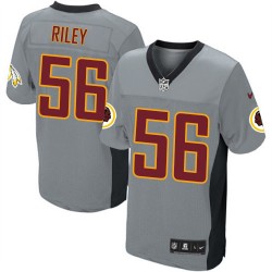 Nike Men's Limited Grey Shadow Jersey Washington Redskins Perry Riley 56