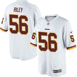 Nike Men's Limited White Road Jersey Washington Redskins Perry Riley 56