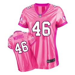 Nike Women's Elite Pink New Be Luv'd Jersey Washington Redskins Alfred Morris 46
