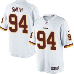 Nike Men's Limited White Road Jersey Washington Redskins Preston Smith 94