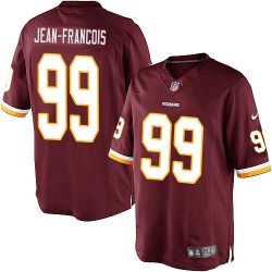 Nike Youth Limited Burgundy Red Home Jersey Washington Redskins Ricky Jean-Francois 99