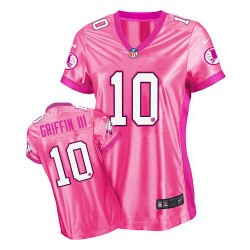 Nike Women's Limited Pink New Be Luv'd Jersey Washington Redskins Robert Griffin III 10
