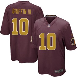 Nike Youth Limited Burgundy Red 80th Anniversary Alternate Jersey Washington Redskins Robert Griffin III 10