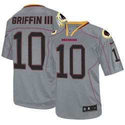 Nike Youth Limited Lights Out Grey Jersey Washington Redskins Robert Griffin III 10