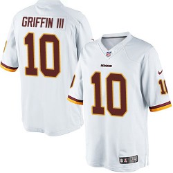 Nike Youth Limited White Road Jersey Washington Redskins Robert Griffin III 10