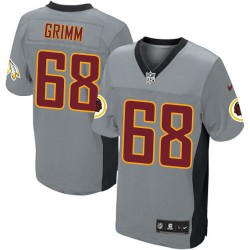 Nike Men's Limited Grey Shadow Jersey Washington Redskins Russ Grimm 68