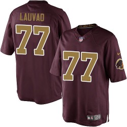 Nike Youth Limited Burgundy Red 80th Anniversary Alternate Jersey Washington Redskins Shawn Lauvao 77
