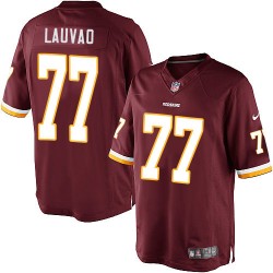Nike Youth Limited Burgundy Red Home Jersey Washington Redskins Shawn Lauvao 77