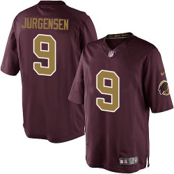 Nike Men's Limited Burgundy Red 80th Anniversary Alternate Jersey Washington Redskins Sonny Jurgensen 9