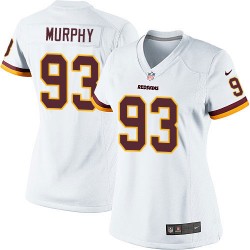 Nike Women's Limited White Road Jersey Washington Redskins Trent Murphy 93