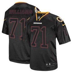 Nike Men's Limited Lights Out Black Jersey Washington Redskins Trent Williams 71