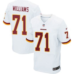 Nike Men's Elite White Road Jersey Washington Redskins Trent Williams 71