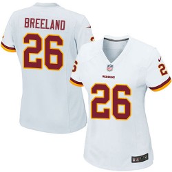 Nike Women's Game White Road Jersey Washington Redskins Bashaud Breeland 26