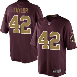 Nike Youth Limited Burgundy Red 80th Anniversary Alternate Jersey Washington Redskins Charley Taylor 42