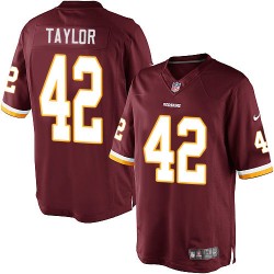 Nike Youth Limited Burgundy Red Home Jersey Washington Redskins Charley Taylor 42