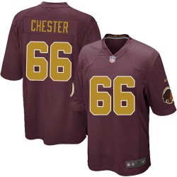 Nike Youth Limited Burgundy Red 80th Anniversary Alternate Jersey Washington Redskins Chris Chester 66