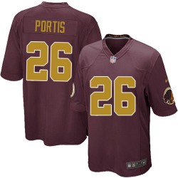 Nike Youth Limited Burgundy Red 80th Anniversary Alternate Jersey Washington Redskins Clinton Portis 26