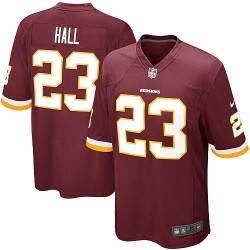 Nike Youth Game Burgundy Red Home Jersey Washington Redskins DeAngelo Hall 23