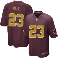 Nike Youth Limited Burgundy Red 80th Anniversary Alternate Jersey Washington Redskins DeAngelo Hall 23