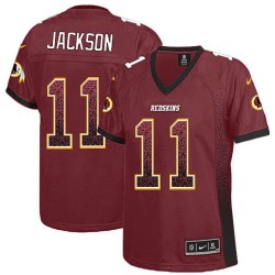 Nike Women's Limited Burgundy Red Drift Fashion Jersey Washington Redskins DeSean Jackson 11