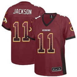Nike Women's Limited Burgundy Red Drift Fashion Jersey Washington Redskins DeSean Jackson 11