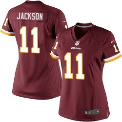 Nike Women's Elite Burgundy Red Home Jersey Washington Redskins DeSean Jackson 11