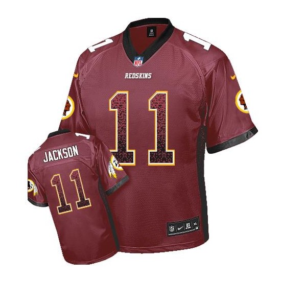 Nike Youth Elite Burgundy Red Drift Fashion Jersey Washington Redskins DeSean Jackson 11
