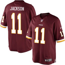 Nike Youth Elite Burgundy Red Home Jersey Washington Redskins DeSean Jackson 11