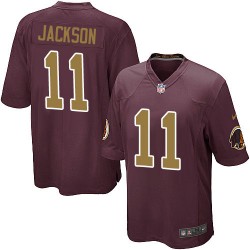 Nike Youth Game Burgundy Red 80th Anniversary Alternate Jersey Washington Redskins DeSean Jackson 11