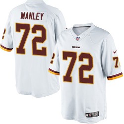 Nike Youth Limited White Road Jersey Washington Redskins Dexter Manley 72