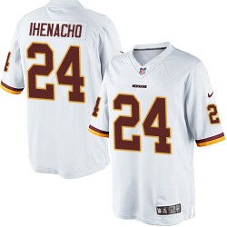 Nike Youth Limited White Road Jersey Washington Redskins Duke Ihenacho 24