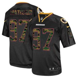 Nike Men's Elite Black Camo Fashion Jersey Washington Redskins Jason Hatcher 97