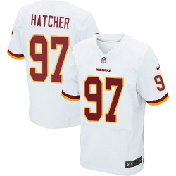 Nike Men's Elite White Road Jersey Washington Redskins Jason Hatcher 97