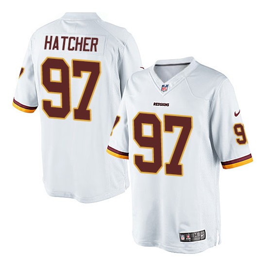 Nike Men's Limited White Road Jersey Washington Redskins Jason Hatcher 97