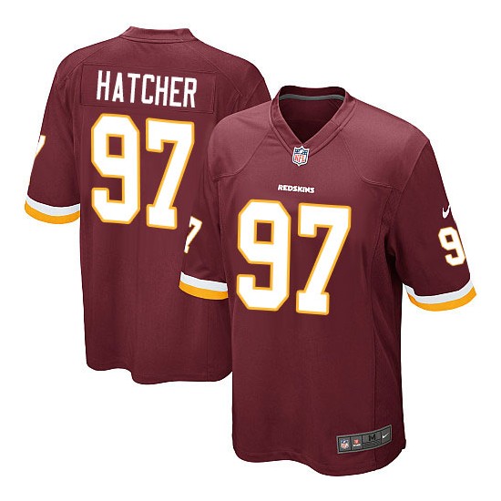 Nike Men's Game Burgundy Red Home Jersey Washington Redskins Jason Hatcher 97