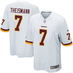 Nike Men's Game White Road Jersey Washington Redskins Joe Theismann 7