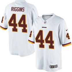 Nike Men's Limited White Road Jersey Washington Redskins John Riggins 44